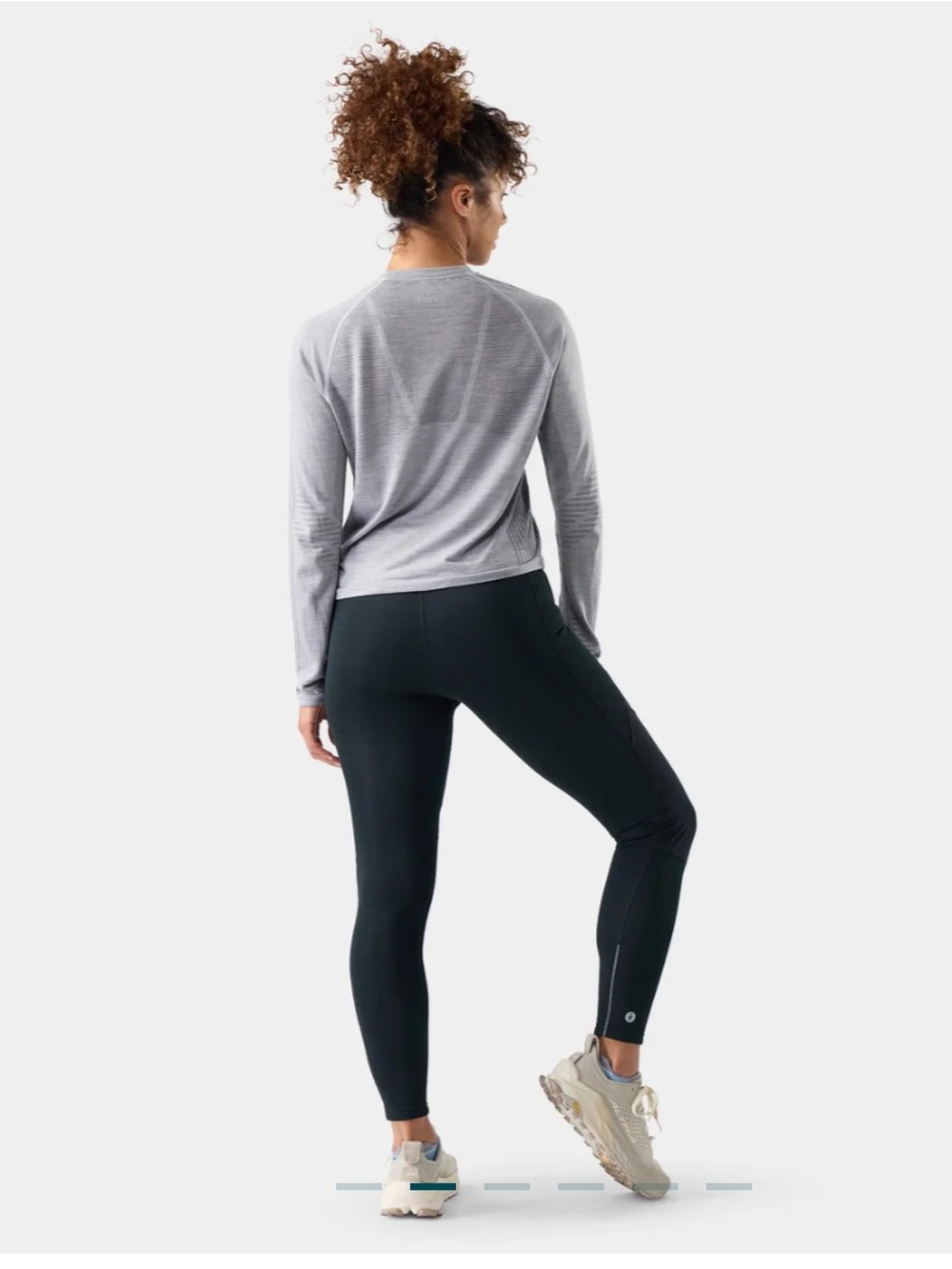 Women’s Black SmartWool Thermal Running Tights